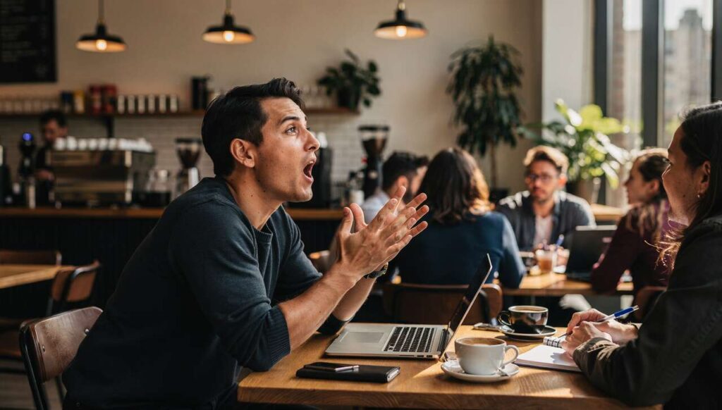 Was es laut Psychologie über jemanden verrät, wenn er immer richtig laut spricht
